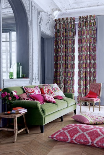Samira Room Fabric - Pink