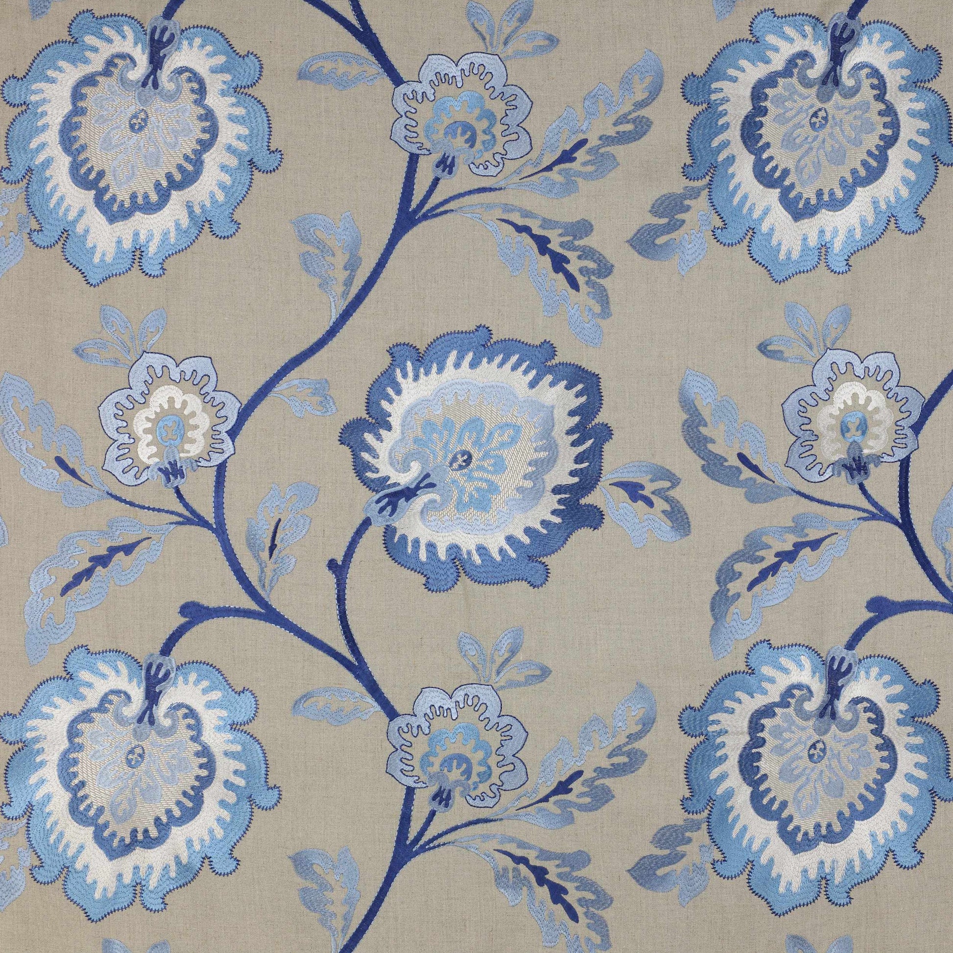 Samira Fabric - Blue 