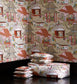 Madame Butterfly Room Fabric - Sand