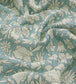 Poppy Meadow in Landsdowne Linen Room Fabric 2 - Teal