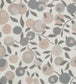 Wiltshire Blossom in Landsdowne Linen Fabric - Gray