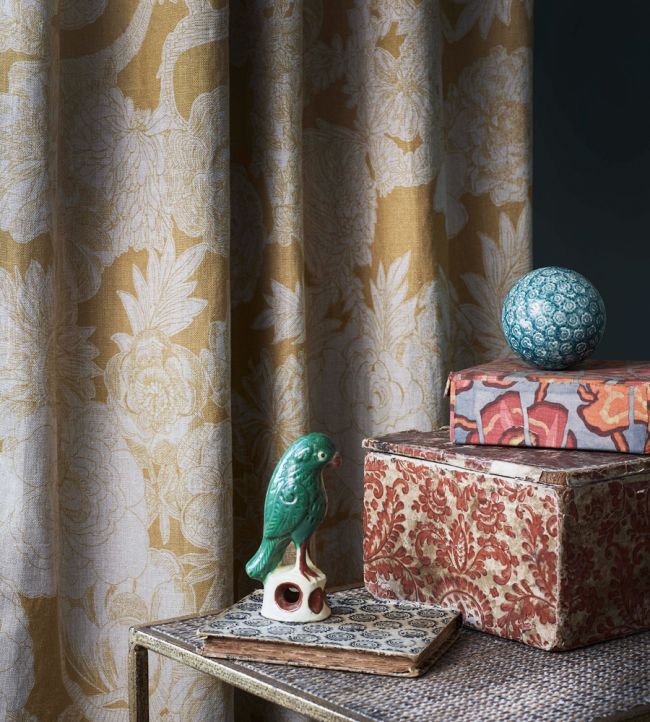 Zennor Arbour in Ladbroke Linen Room Fabric - Yellow