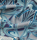 Ianthe Bloom Multi in Ladbroke Linen Room Fabric - Blue