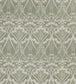 Ianthe Bloom Mono in Chiltern Linen Fabric - Green
