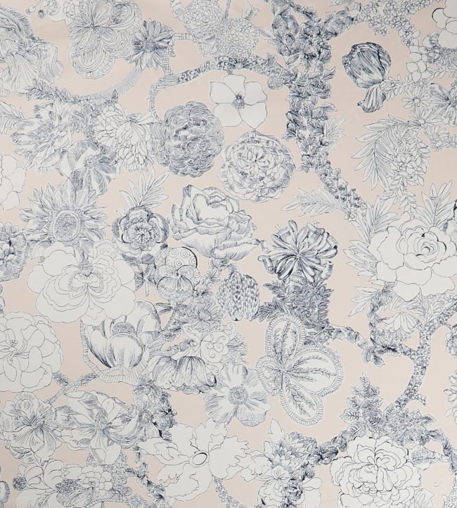 Zennor Arbour in Chesham Sateen Fabric - Blue