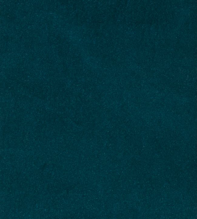Cotton Velvet Plain Fabric - Blue