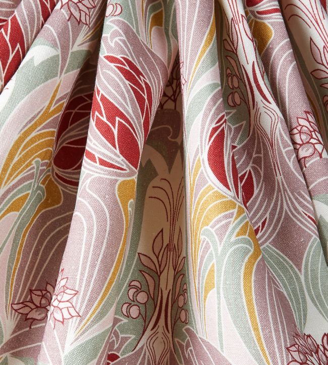 Katherine Nouveau in Emberton Linen Room Fabric 3  - Pink
