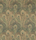 Hera Feather in Vintage Velvet Fabric - Green