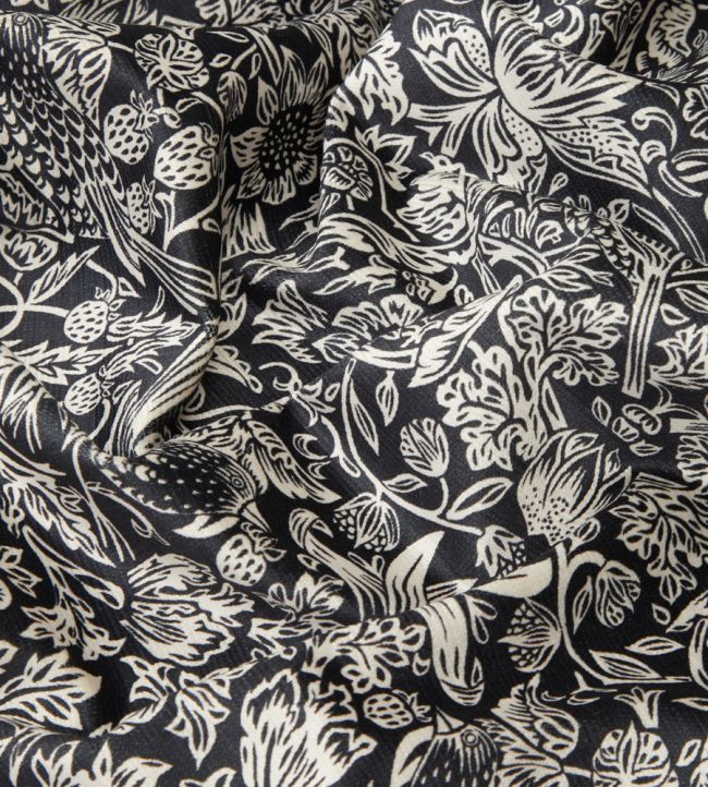 Strawberry Meadowfield in Vintage Room Velvet Fabric - Gray