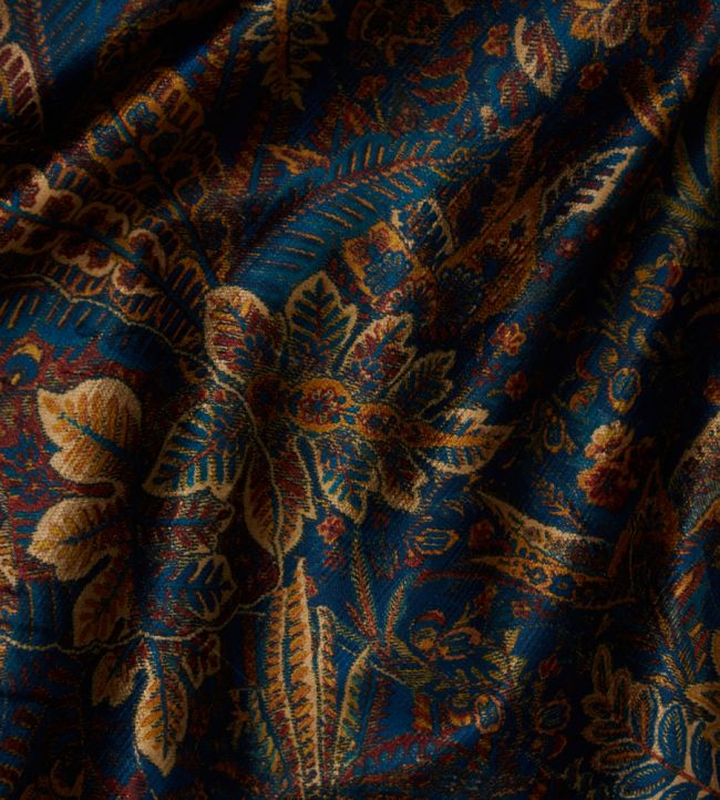 Shand Voyage in Vintage Room Velvet Fabric - Blue