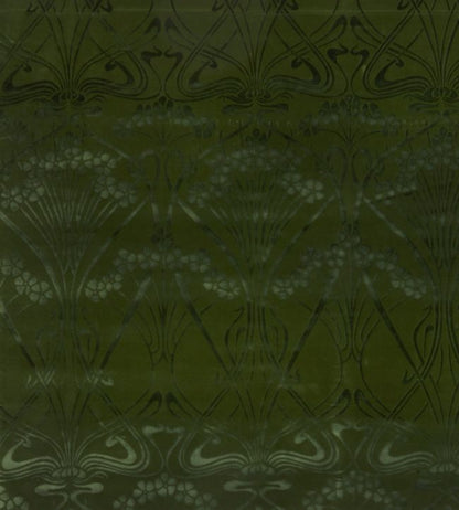 Ianthe Velvet Fabric - Green 