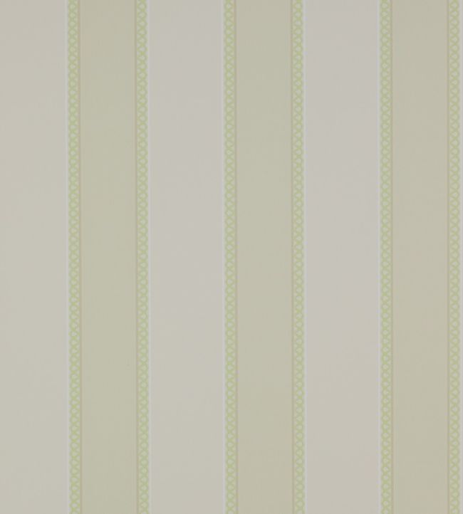 Chartworth Stripe Wallpaper - Green - Colefax & Fowler