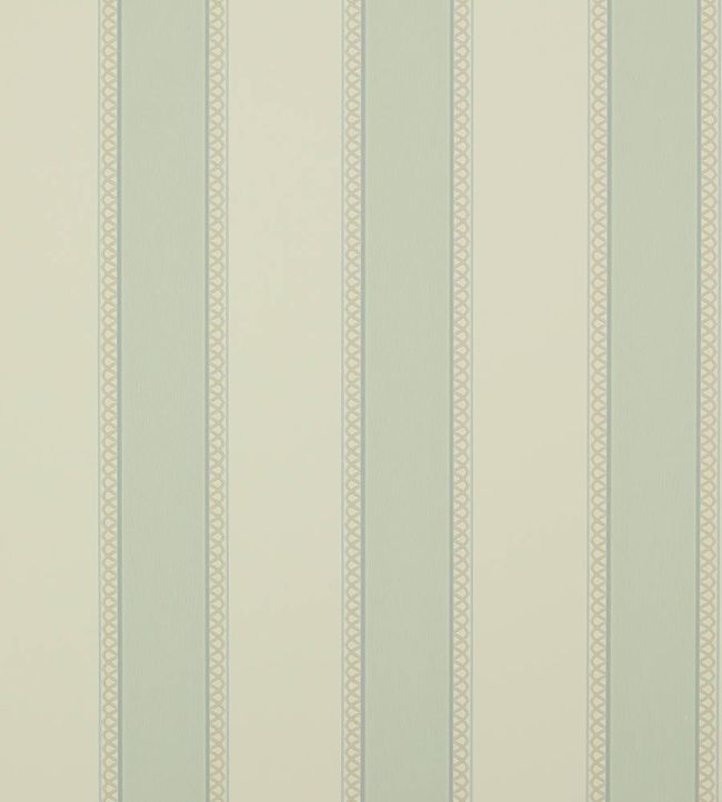 Chartworth Stripe Wallpaper - Teal - Colefax & Fowler