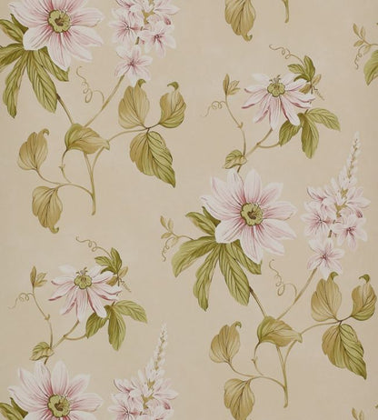Passiflora Wallpaper - Green - Colefax & Fowler