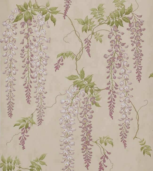 Seraphina Wallpaper - Purple - Colefax & Fowler