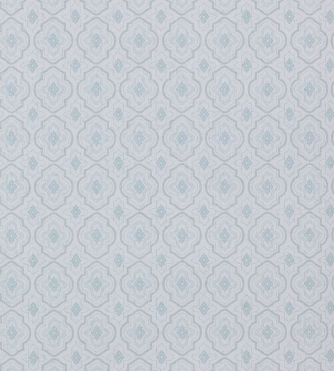 Cameo Wallpaper - Blue - Colefax & Fowler