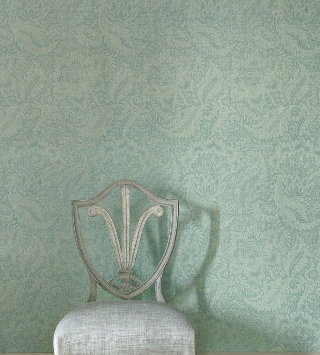 Vaughn Room Wallpaper - Green