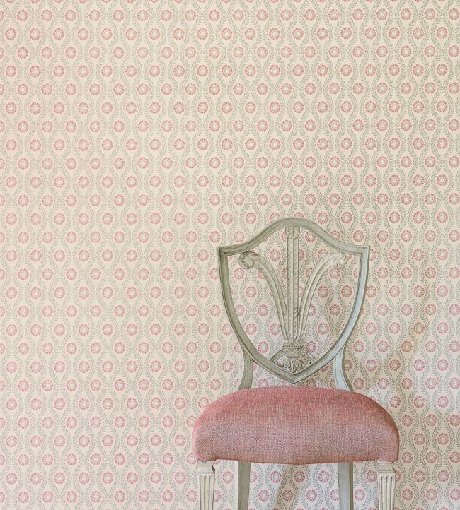 Swift Wallpaper - Pink - Colefax & Fowler