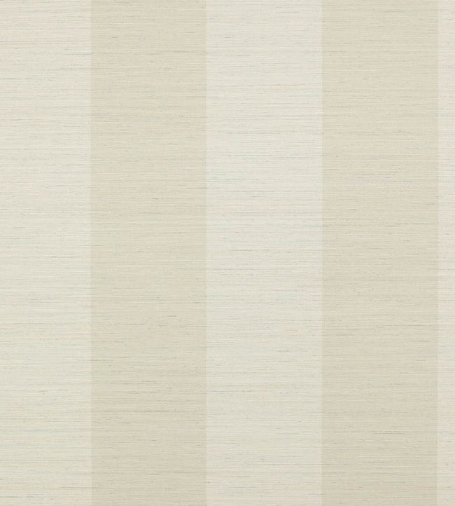 Sandrine Stripe Wallpaper - White - Colefax & Fowler
