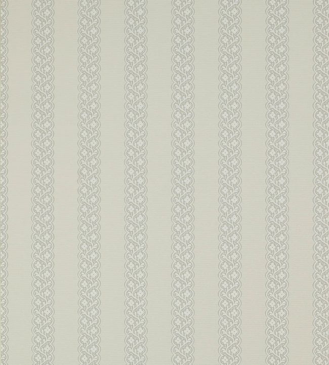 Britta Wallpaper - Silver - Colefax & Fowler