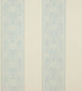 Verney Stripe Wallpaper - Teal - Colefax & Fowler