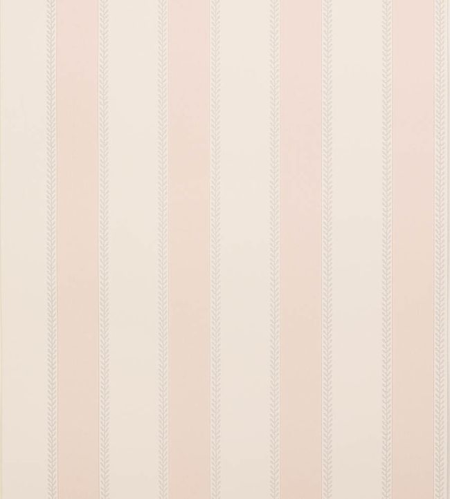Graycott Stripe Wallpaper - Pink - Colefax & Fowler