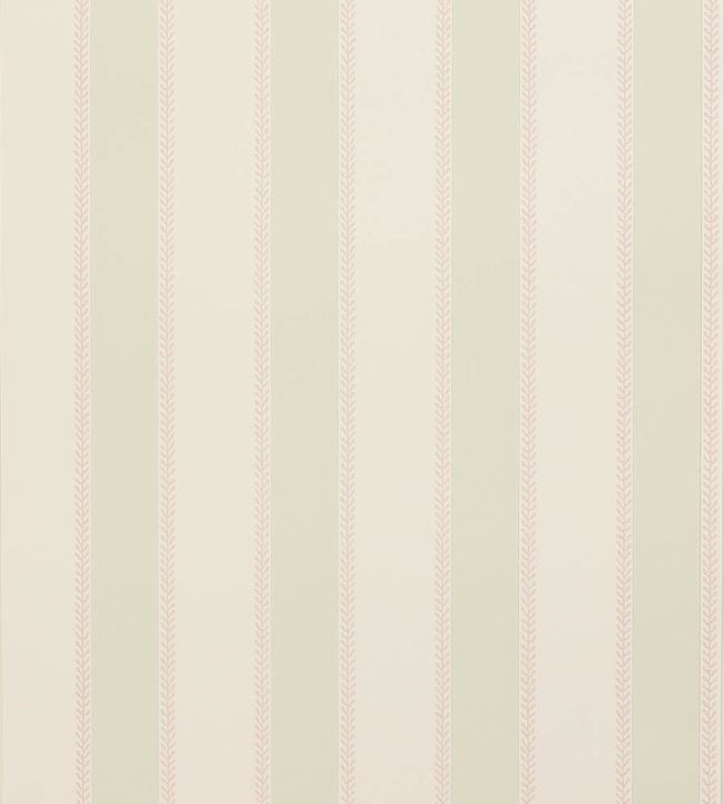 Graycott Stripe Wallpaper - Green - Colefax & Fowler