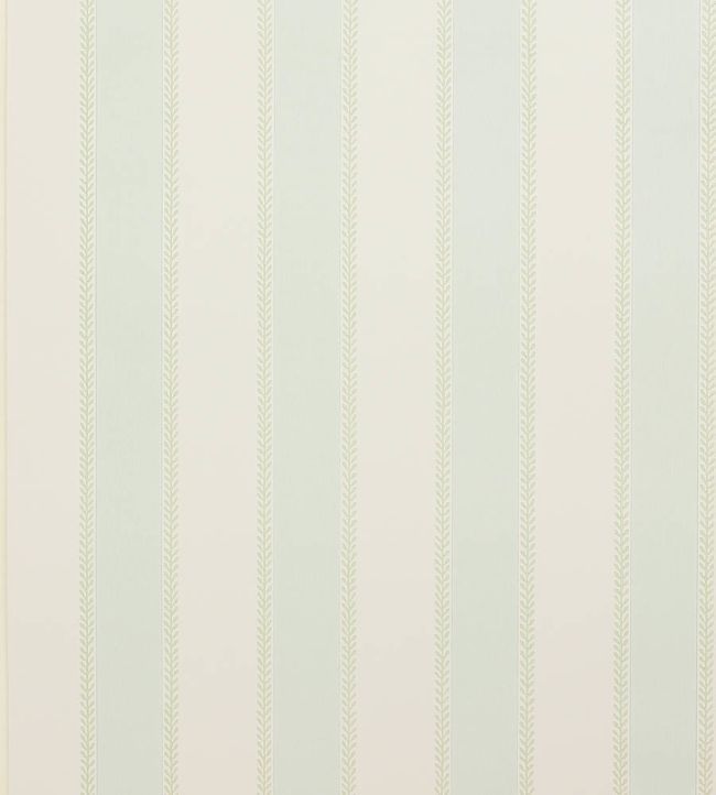 Graycott Stripe Wallpaper - Teal - Colefax & Fowler