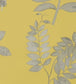 Botanical Stripe Wallpaper - Yellow - Liberty