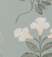 Botanical Stripe Wallpaper - Gray - Liberty