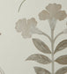 Botanical Stripe Room Wallpaper - Cream 