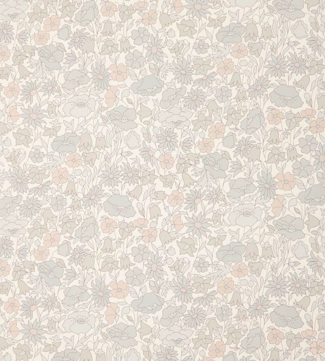 Poppy Meadowfield Wallpaper - Gray  - Liberty
