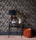 Poppy Meadowfield Wallpaper - Blue - Liberty