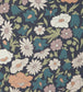 Poppy Meadowfield Wallpaper - Blue - Liberty