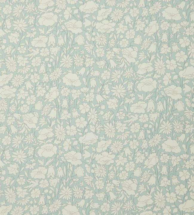 Poppy Meadow Wallpaper - Green  - Liberty