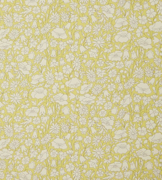 Poppy Meadow Wallpaper - Yellow  - Liberty