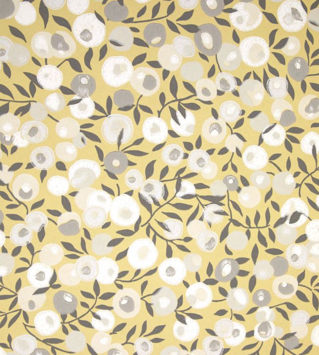 Wiltshire Blossom Wallpaper - Yellow - Liberty 