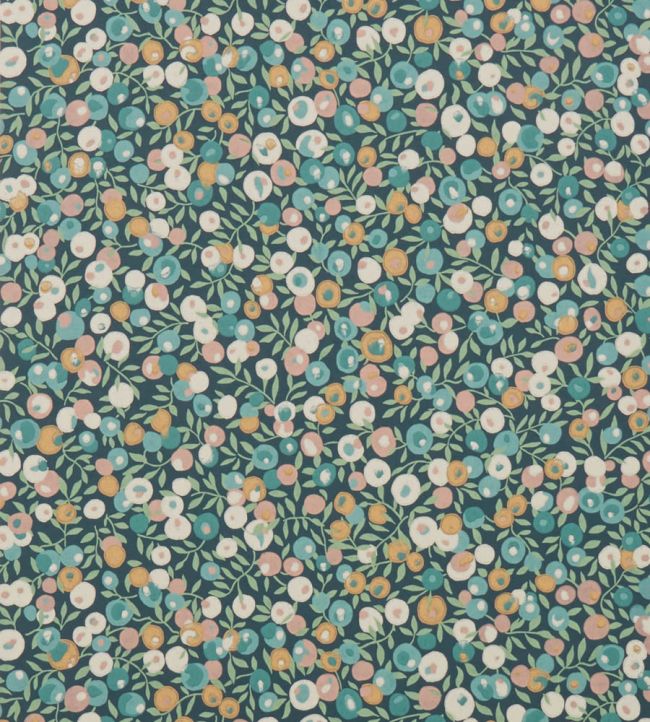 Wiltshire Blossom Wallpaper - Green 