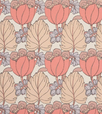 Regency Tulip Wallpaper - Pink  - Liberty 