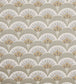 Deco Scallop Wallpaper - White - Liberty