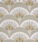 Deco Scallop Wallpaper - White - Liberty