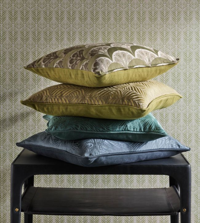 Quill Wallpaper - Green - Liberty 