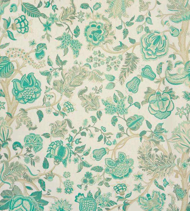 Palampore Trail Wallpaper - Green  - Liberty