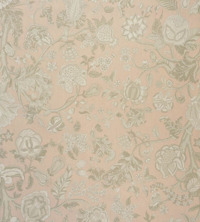 Palampore Trail Wallpaper - Pink  - Liberty