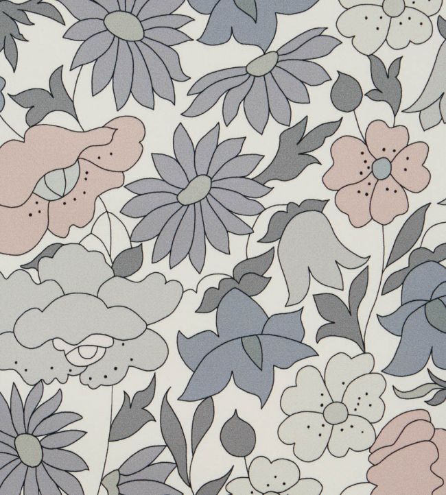 Poppy Meadowfield in Becless Cotton Fabric - Gray