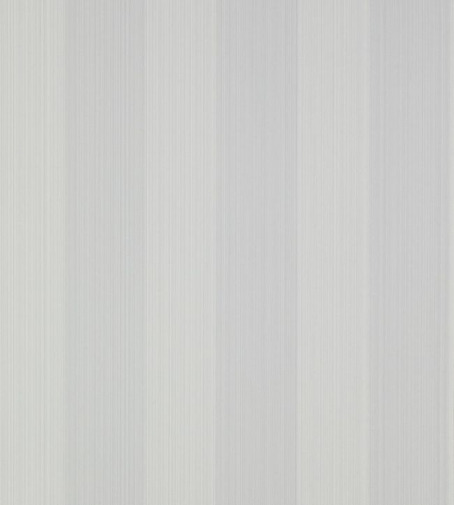 Harwood Stripe Wallpaper - Silver - Colefax & Fowler