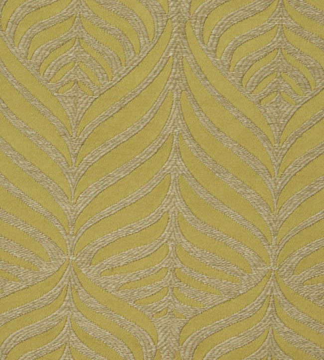 Quill Weave in Yarn Jacquard Fabric - Yellow 