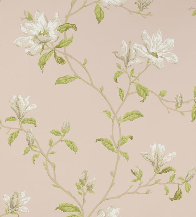 Marchwood Wallpaper - Pink - Colefax & Fowler