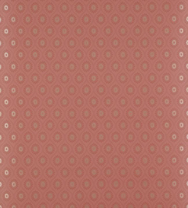 Brightwell Wallpaper - Red - Colefax & Fowler