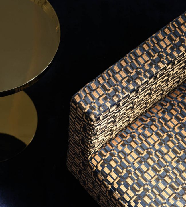 Kiosque Room Fabric - Blue